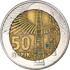 Munten, Azerbeidjan, 50 Qapik, Undated (2006)