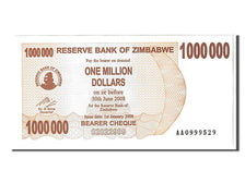 Zimbabwe, 1 Million Dollars, 2008, KM #53, UNC(65-70), AA0999529