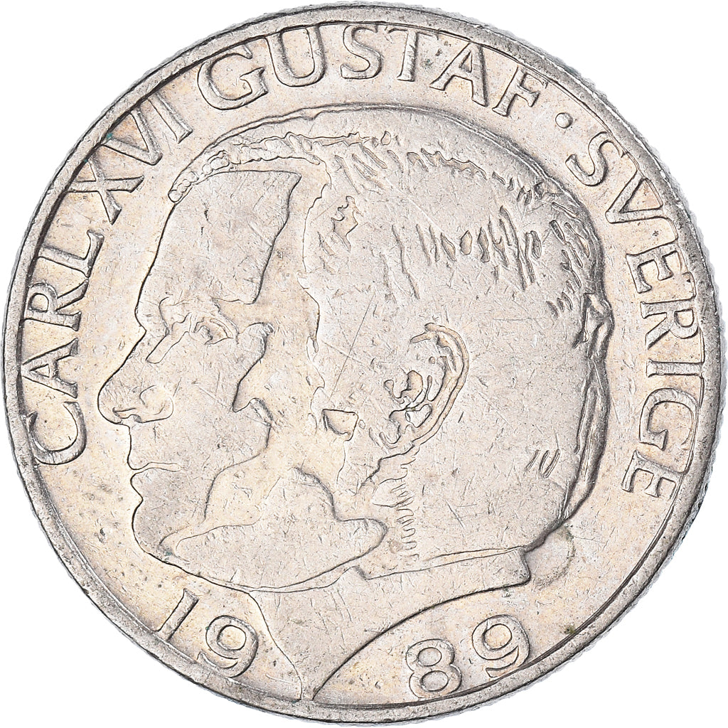 Moneta, Svezia, Krona, 1989