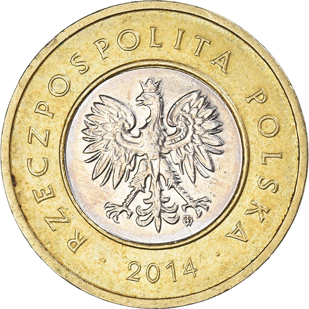 Moneda, Polonia, 2 Zlote, 2014