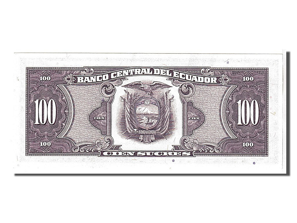 Banknote, Ecuador, 100 Sucres, 1990, KM:123, UNC(63)