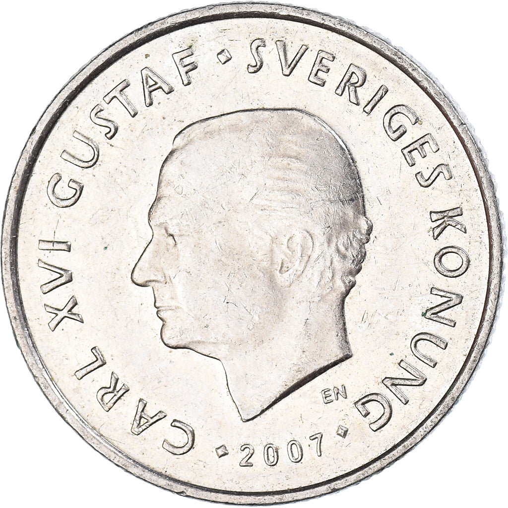 Monnaie, Suède, Krona, 2007