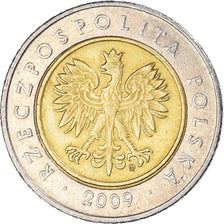 Moeda, Polónia, 5 Zlotych, 2009