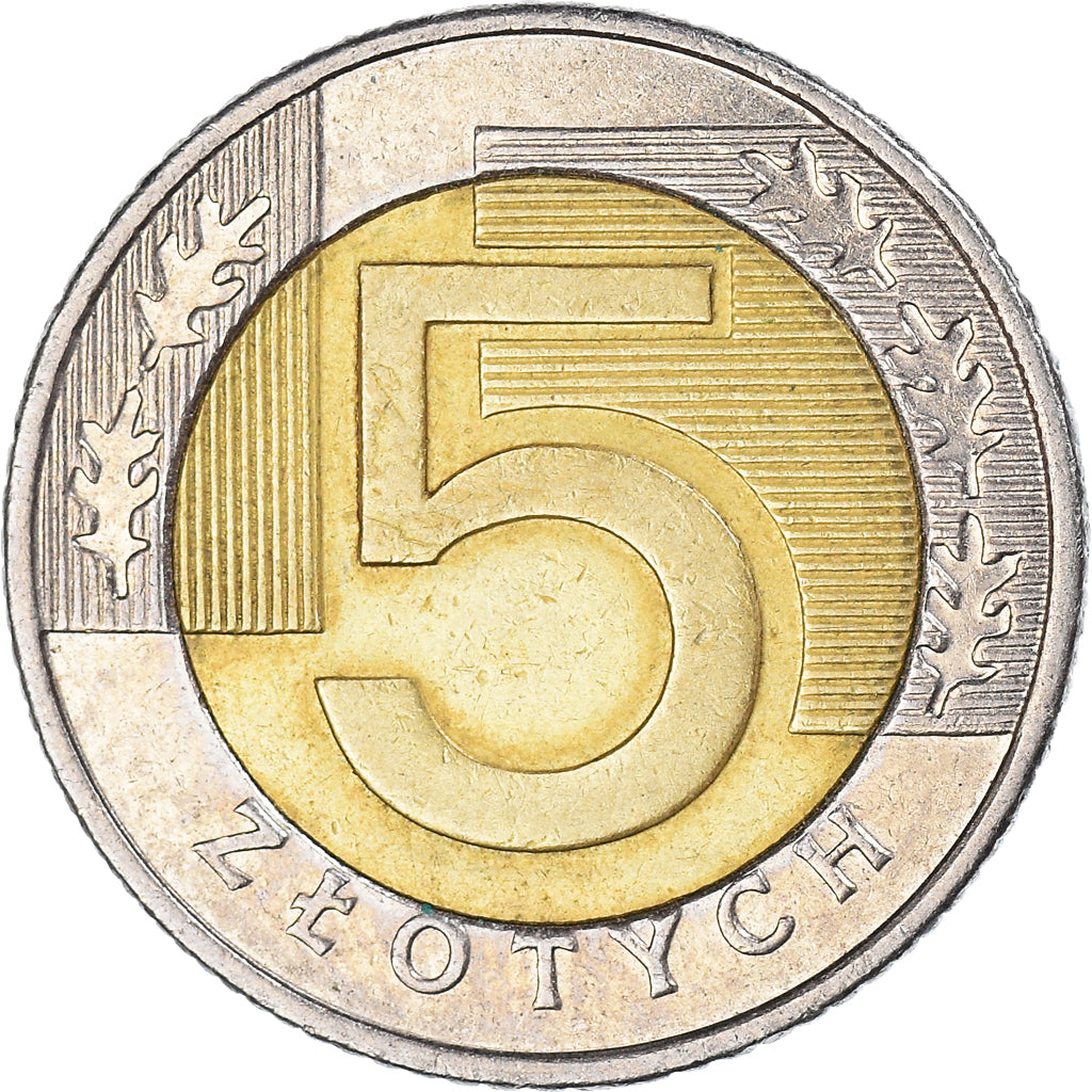 Moeda, Polónia, 5 Zlotych, 2009