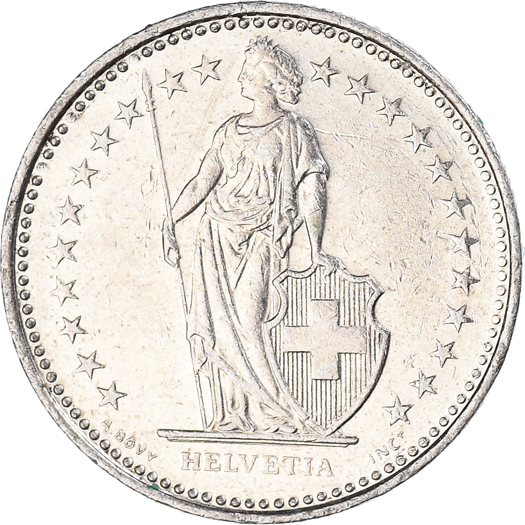 Moneta, Svizzera, 1/2 Franc, 1985