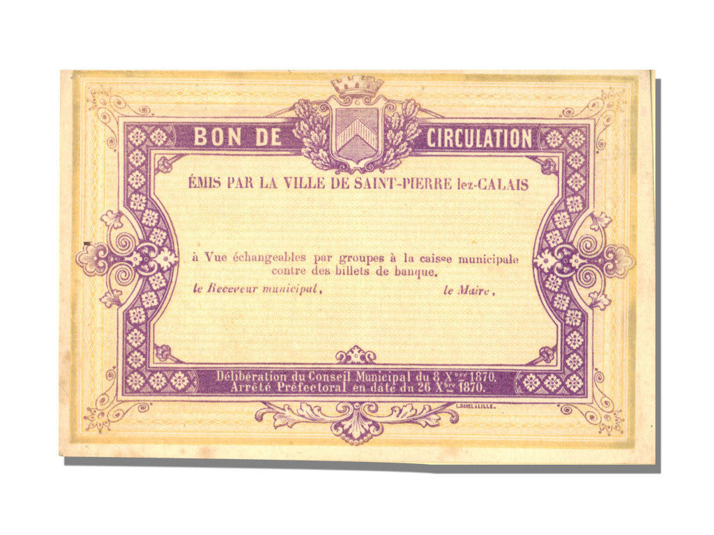 Banknote, 5 Francs, 1870, France, UNC(63)