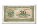 Biljet, Griekenland, 20 Drachmai, 1940, NIEUW