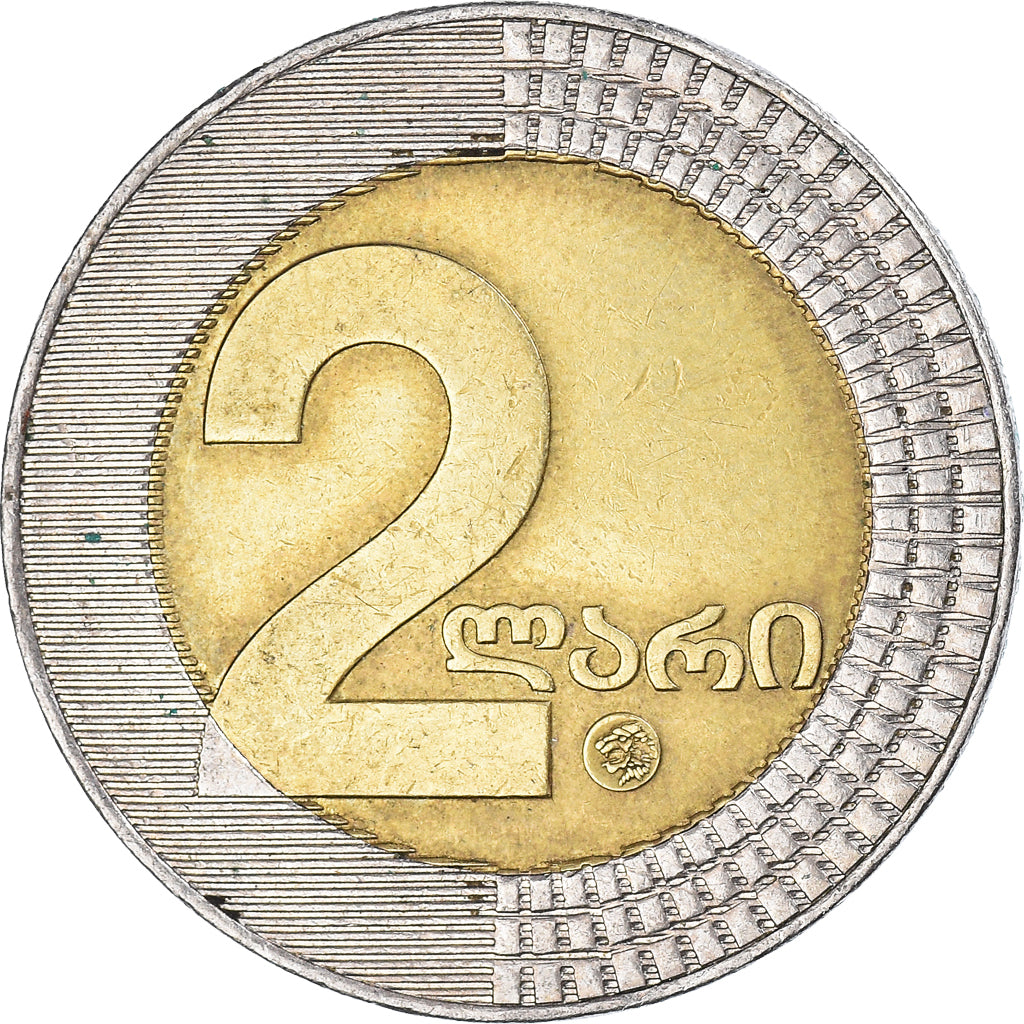Moeda, Geórgia, 2 Lari, 2006