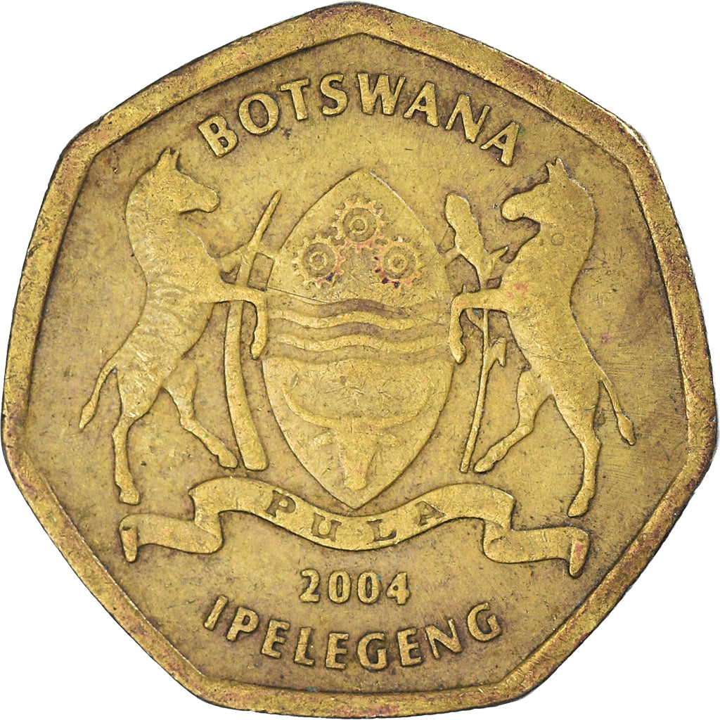 Monnaie, Botswana, 2 Pula, 2004