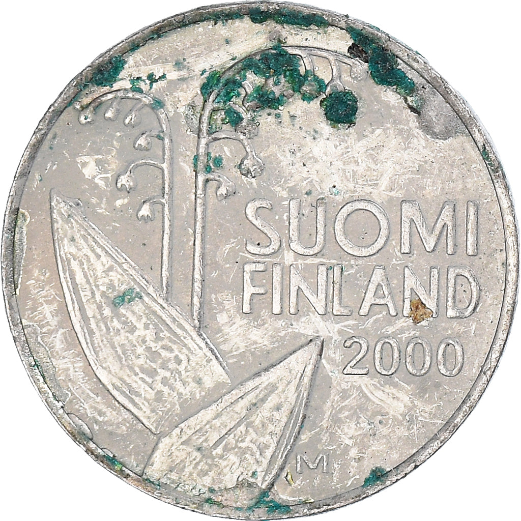 Moeda, Finlândia, 10 Pennia, 2000