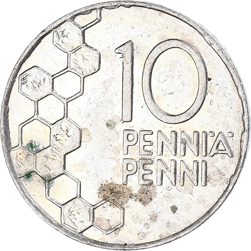 Moeda, Finlândia, 10 Pennia, 2000