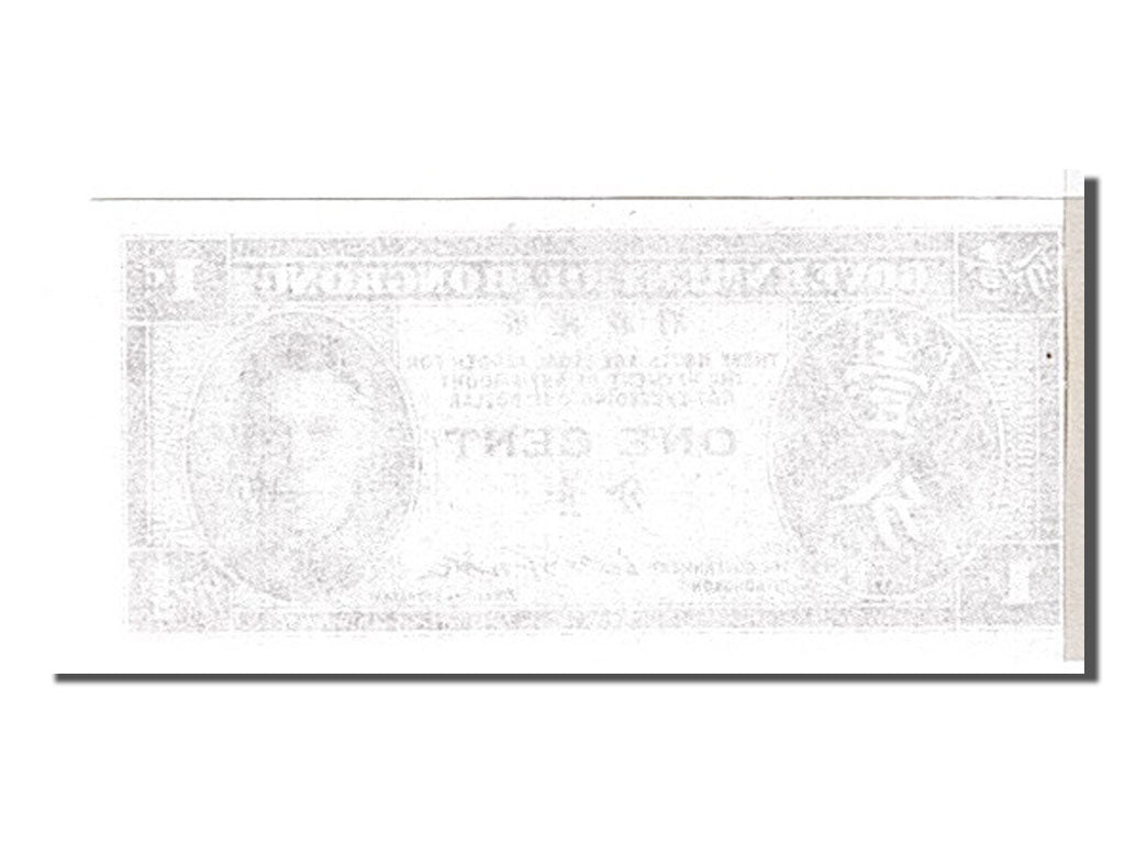 Hong Kong, 1 Cent, 1945, KM #321, UNC(65-70)