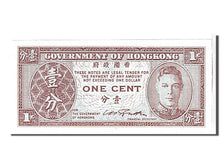 Banknote, Hong Kong, 1 Cent, 1945, UNC(65-70)