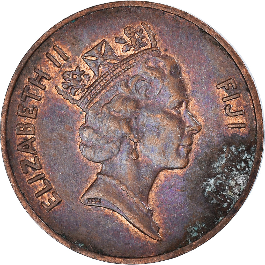 Coin, Fiji, 2 Cents, 2001