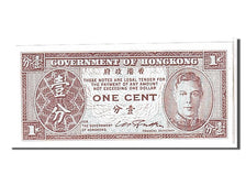 Billete, 1 Cent, 1945, Hong Kong, KM:321, UNC