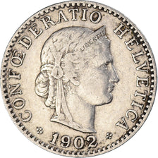Moneda, Suiza, 20 Rappen, 1902
