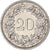 Moneda, Suiza, 20 Rappen, 1908