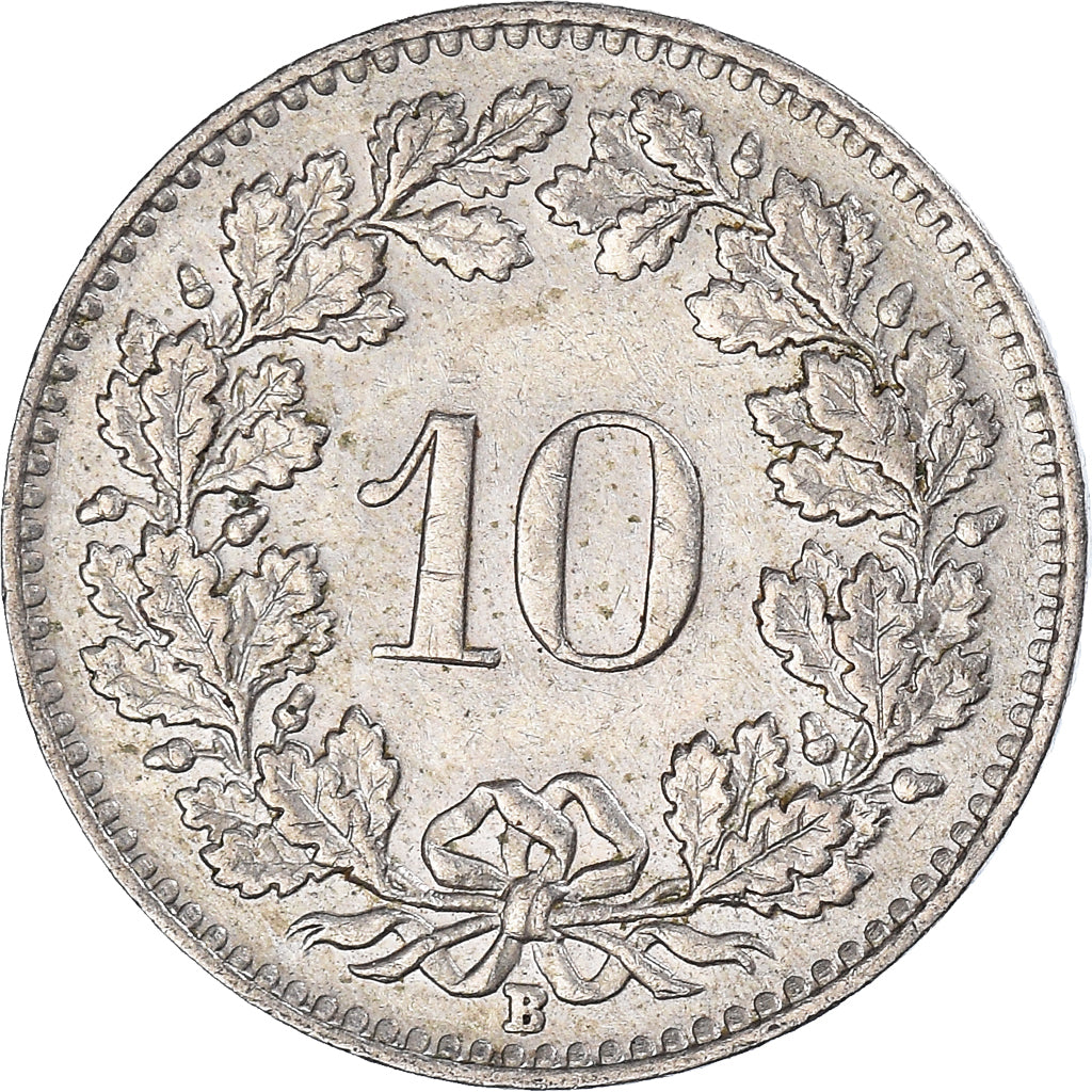 Monnaie, Suisse, 10 Rappen, 1945