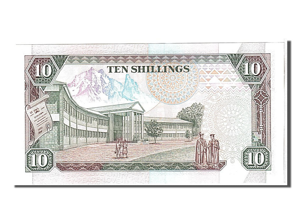 Kenya, 10 Shillings, 1993, KM #24e, UNC(65-70), AY5489422