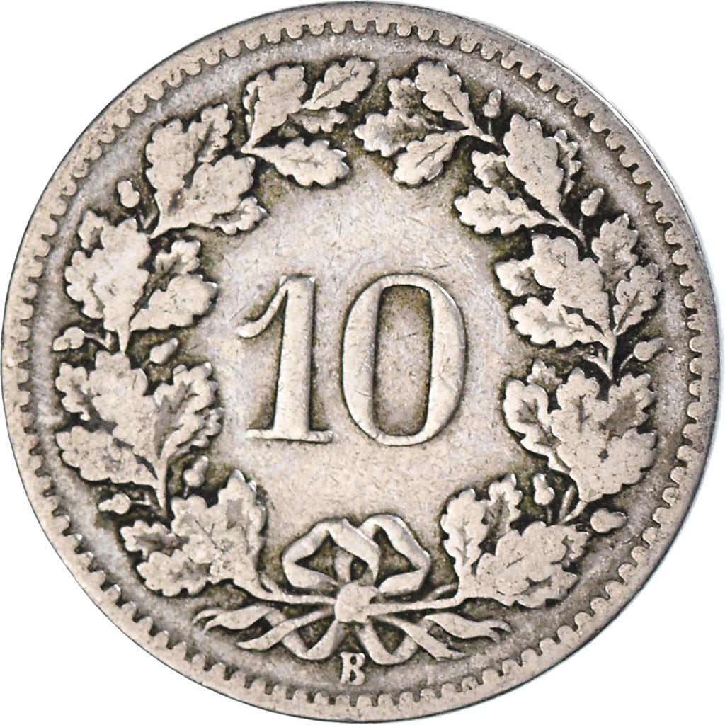 Münze, Schweiz, 10 Rappen, 1898
