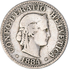 Münze, Schweiz, 10 Rappen, 1884