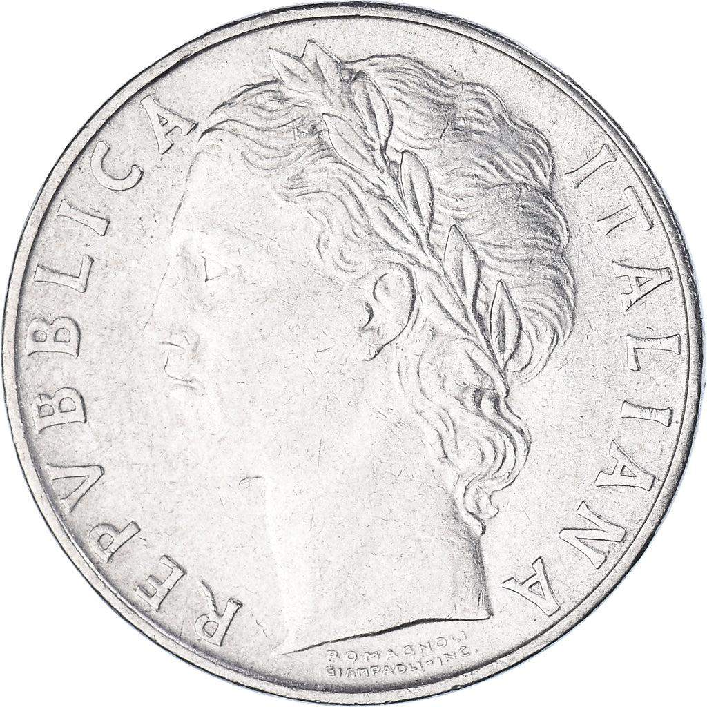 Moneda, Italia, 100 Lire, 1955