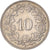Moneda, Suiza, 10 Rappen, 1951