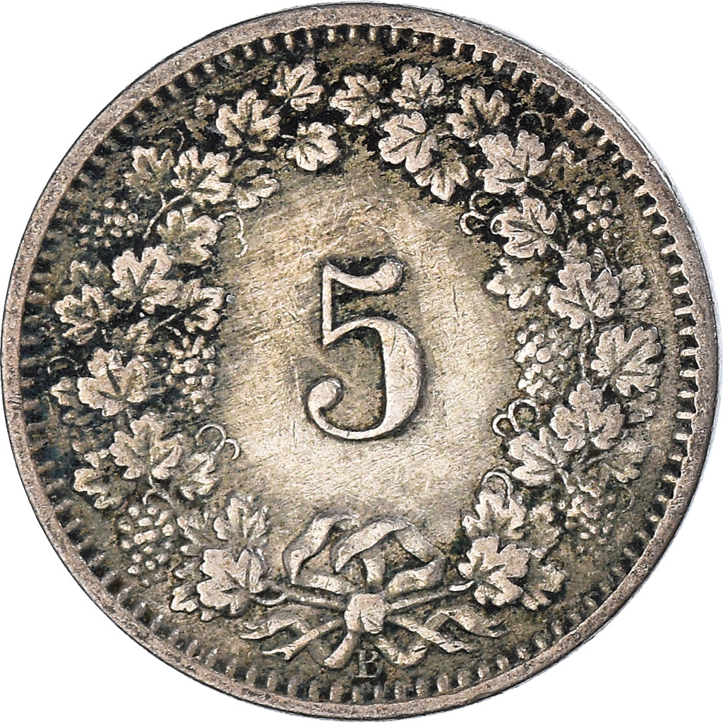 Moneta, Szwajcaria, 5 Rappen, 1915