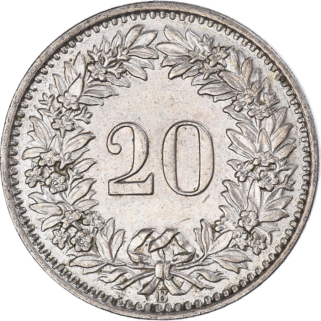 Moneta, Svizzera, 20 Rappen, 1960