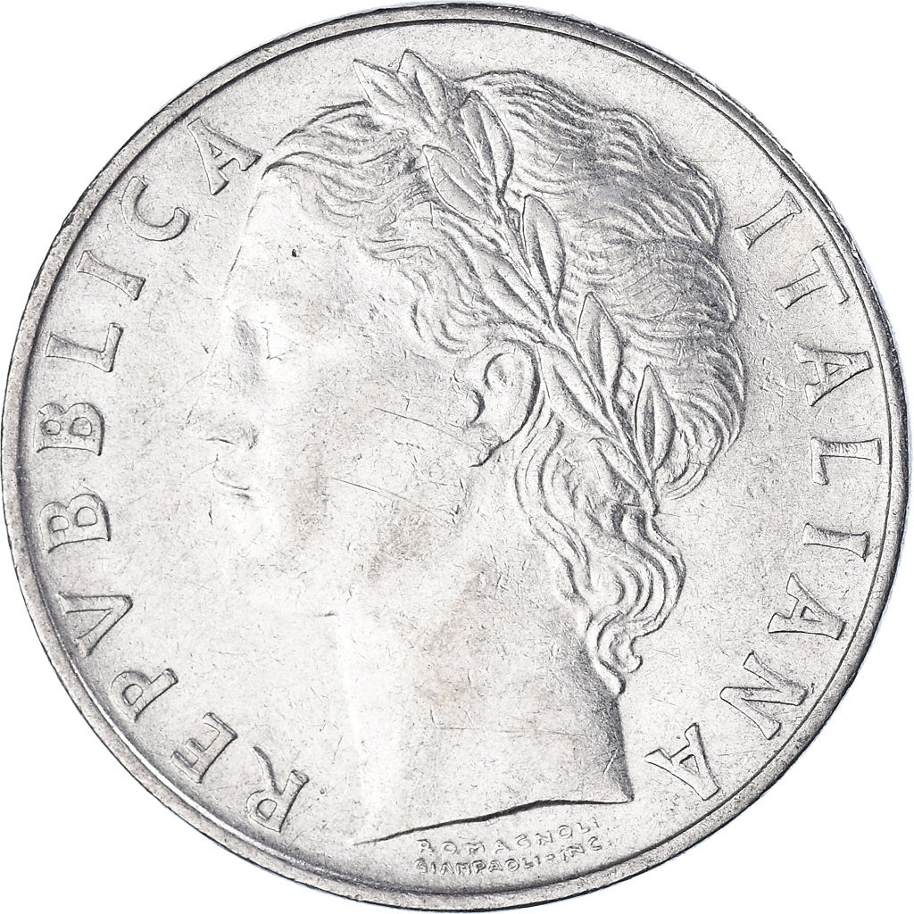 Moneda, Italia, 100 Lire, 1955