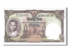 Thailandia, 5 Baht, 1956, KM:75d, SPL