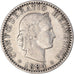 Moeda, Suíça, 20 Rappen, 1884