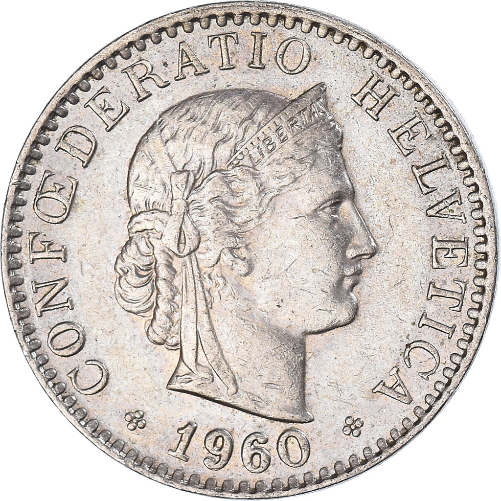 Moneta, Szwajcaria, 20 Rappen, 1960