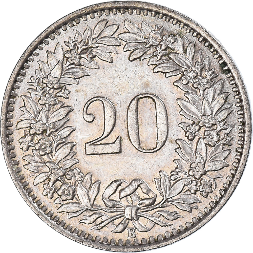 Moneta, Szwajcaria, 20 Rappen, 1960