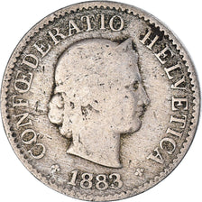 Moneda, Suiza, 5 Rappen, 1883