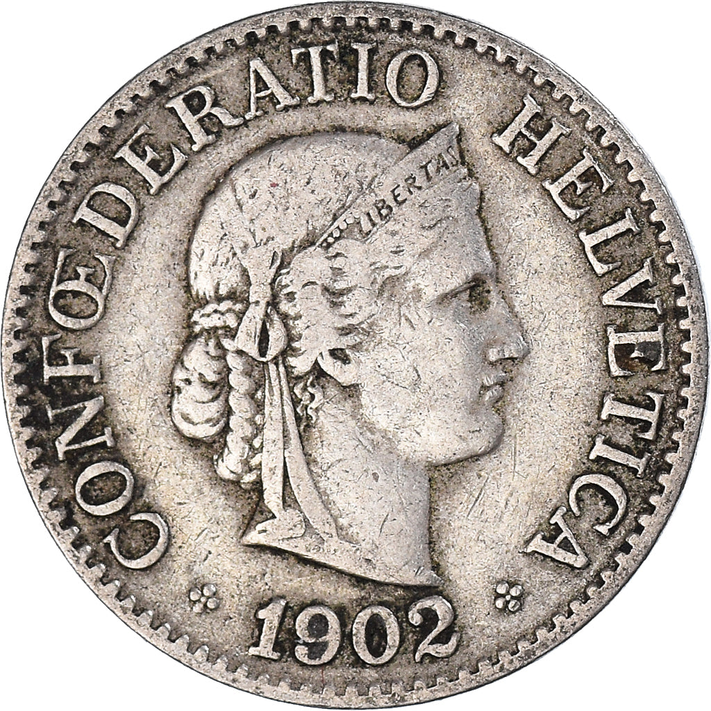 Munten, Zwitserland, 10 Rappen, 1902