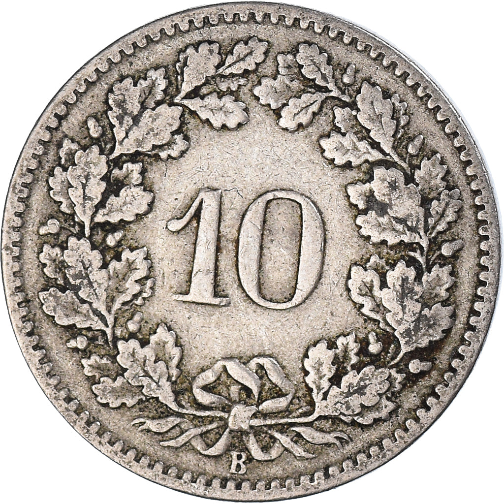 Munten, Zwitserland, 10 Rappen, 1902