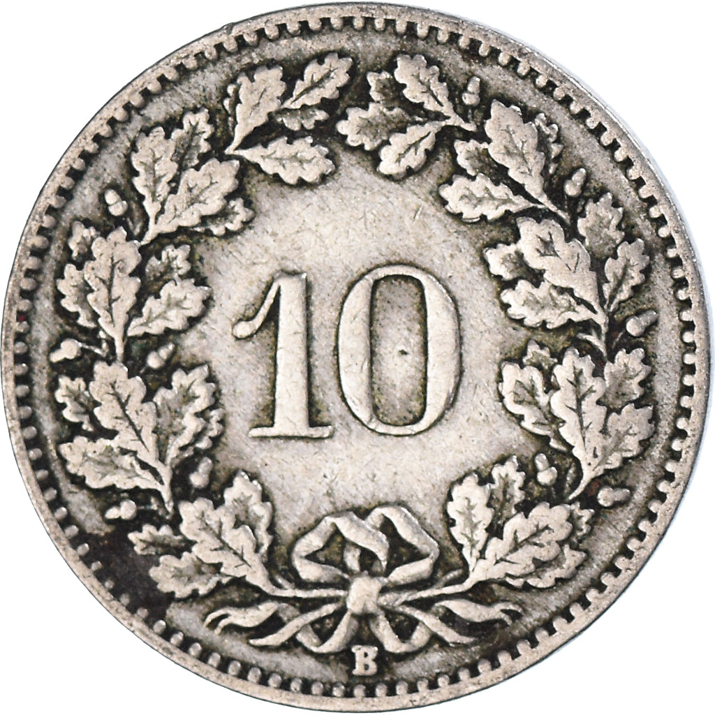 Moneda, Suiza, 10 Rappen, 1911