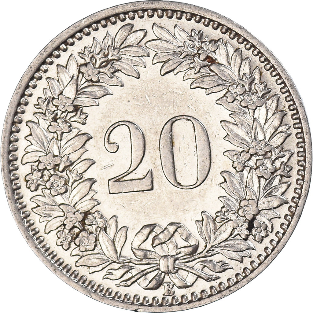 Moneta, Szwajcaria, 20 Rappen, 1931