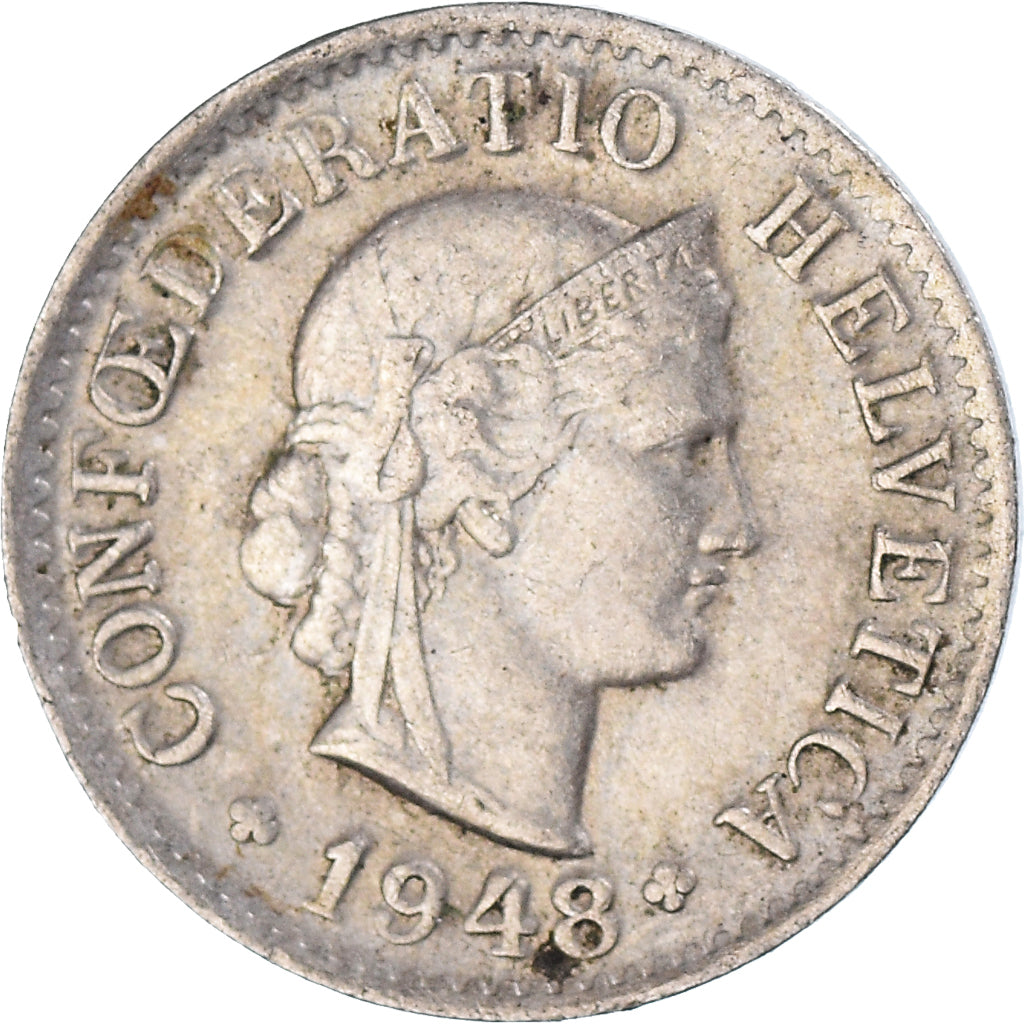 Moneta, Szwajcaria, 5 Rappen, 1948