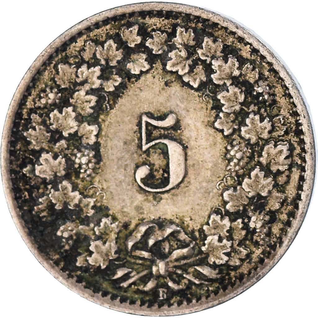 Moneda, Suiza, 5 Rappen, 1919