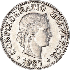 Coin, Switzerland, 10 Rappen, 1937