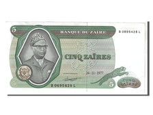 Banknote, Zaire, 5 Zaïres, 1977, KM:21b, UNC(63)