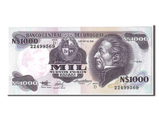 Billete, 1000 Nuevos Pesos, 1992, Uruguay, KM:64Ab, UNC