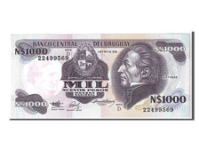 Banknote, Uruguay, 1000 Nuevos Pesos, 1992, KM:64Ab, UNC(65-70)