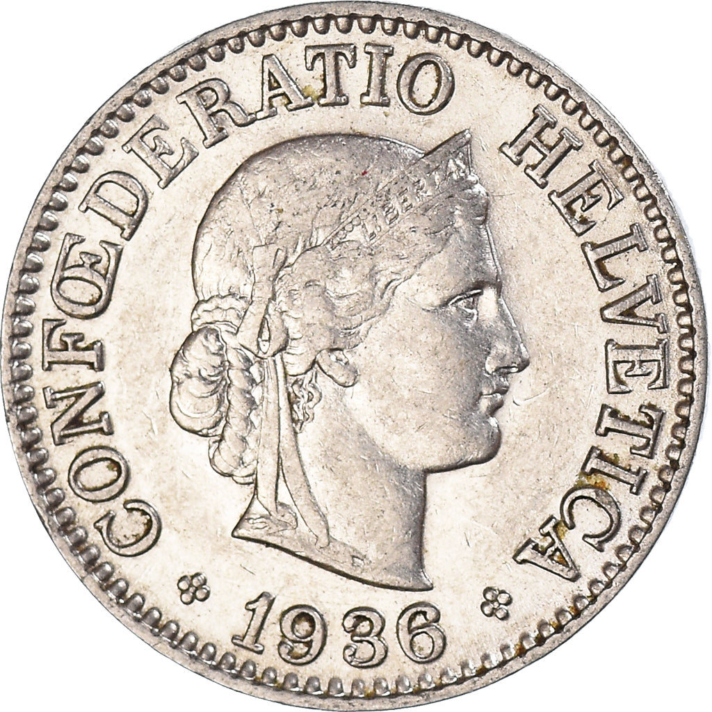 Moneta, Svizzera, 10 Rappen, 1936