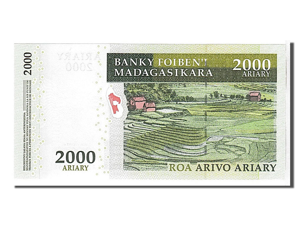 Billete, 2000 Ariary, 2006, Madagascar, KM:90a, UNC
