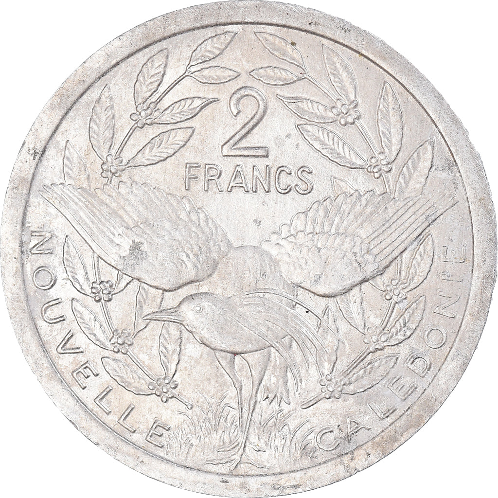 Moneta, Nowa Kaledonia, 2 Francs, 2003