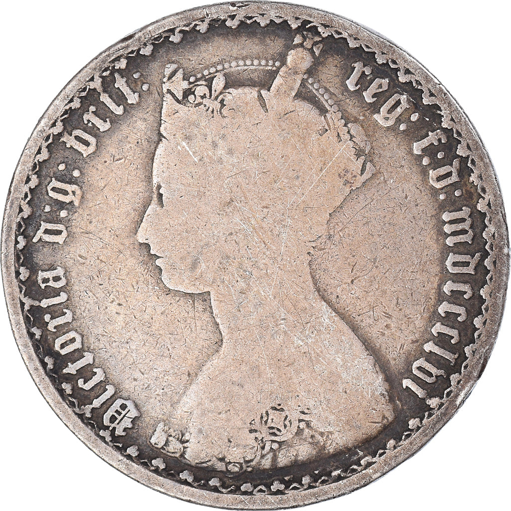 Moneda, Reino Unido, Florin, 1856