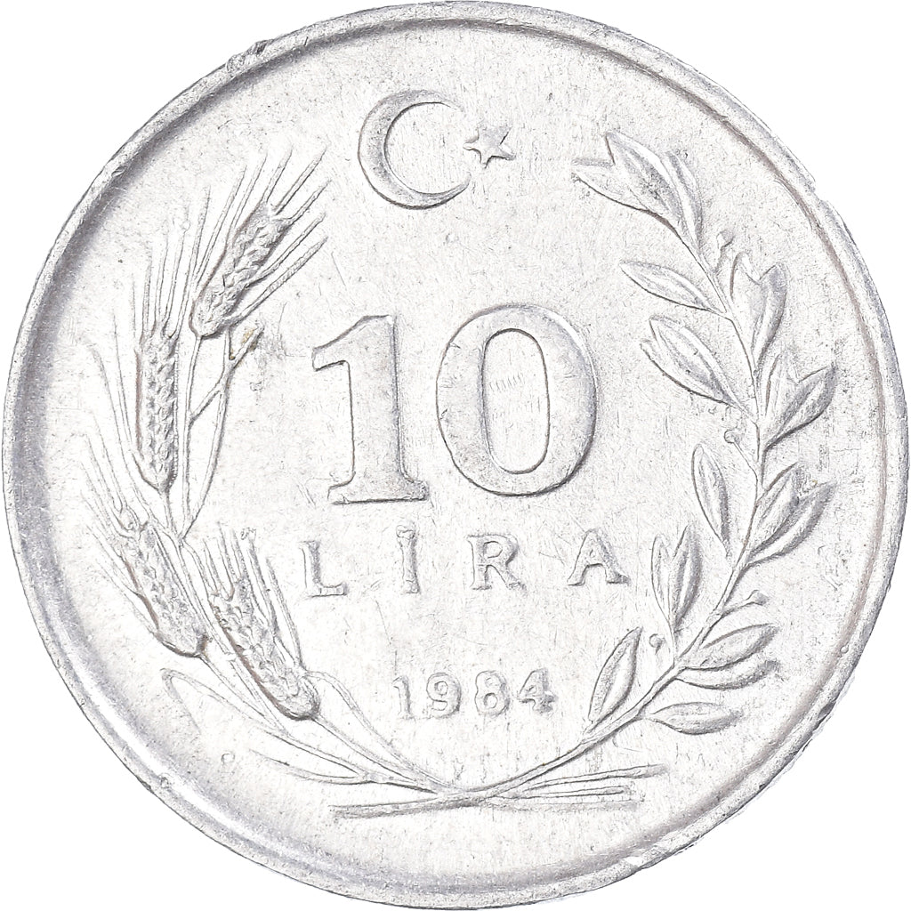 Monnaie, Turquie, 10 Lira, 1984